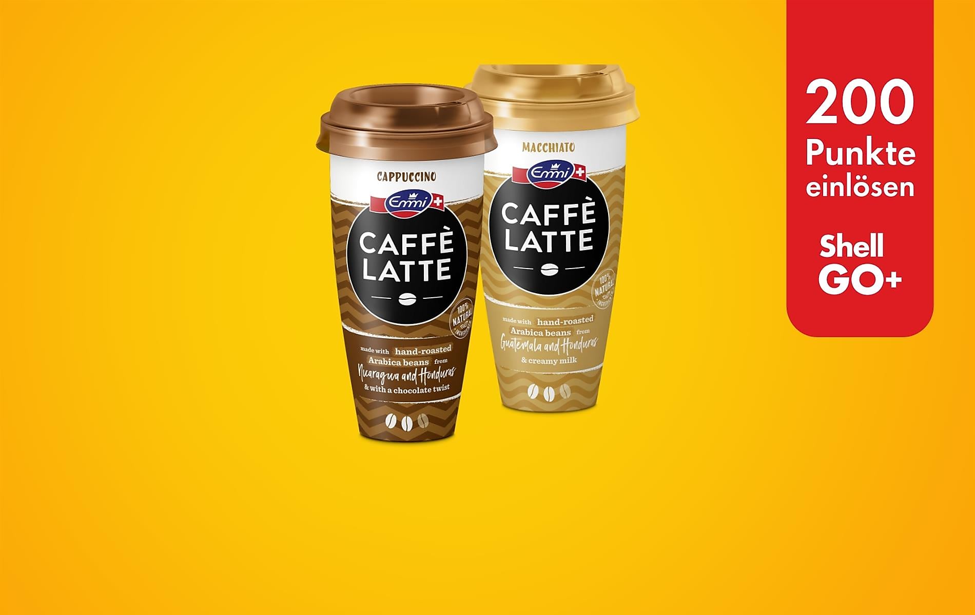 Shell Go+ PunkteDeal: Emmi Caffè Latte um 200 Pkt.