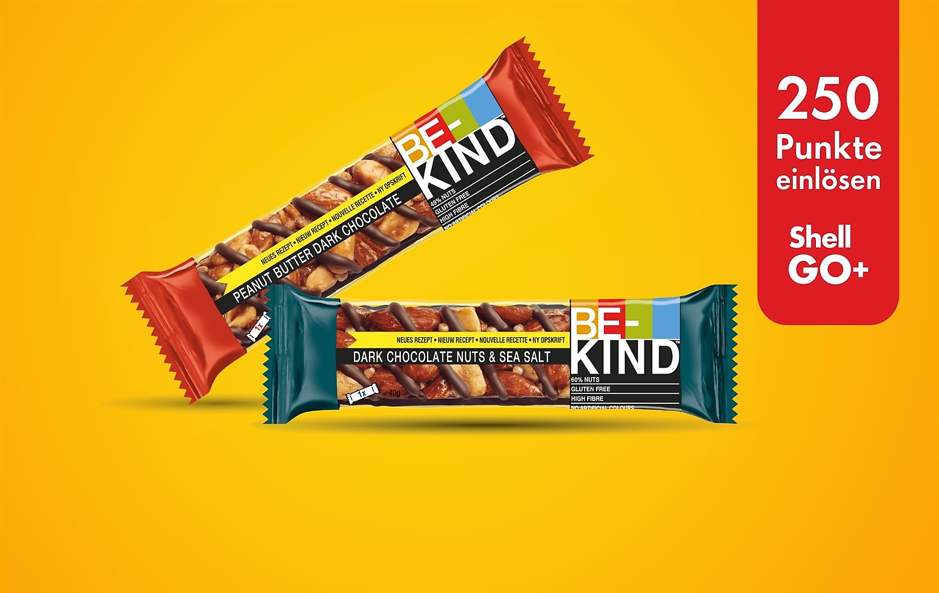 Shell Go+ PunkteDeal: Be Kind Riegel um 250 Punkte